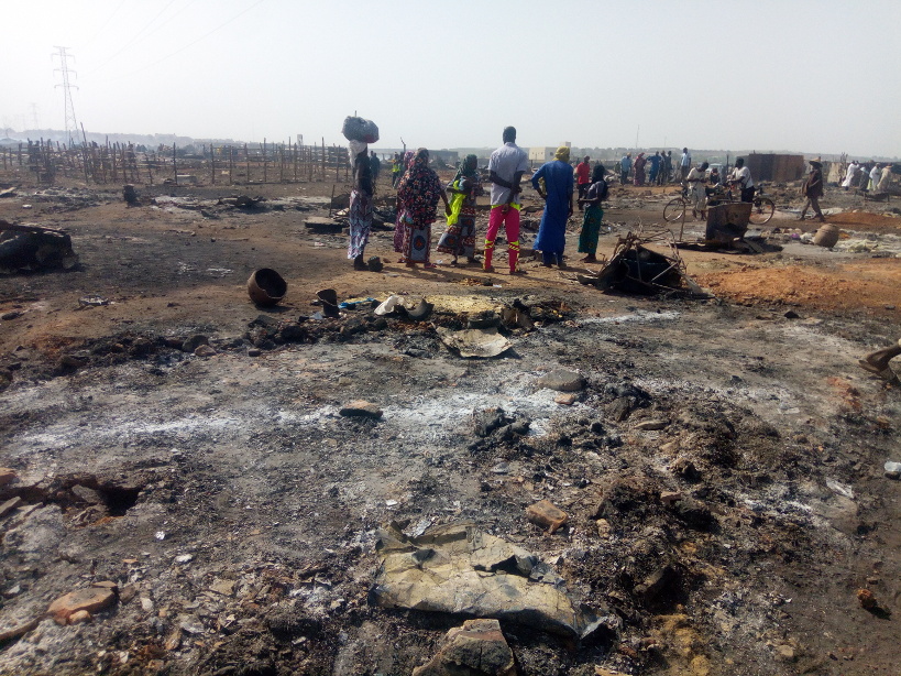 Incendie au grand marché de Bamako, des dégâts matériels inestimables