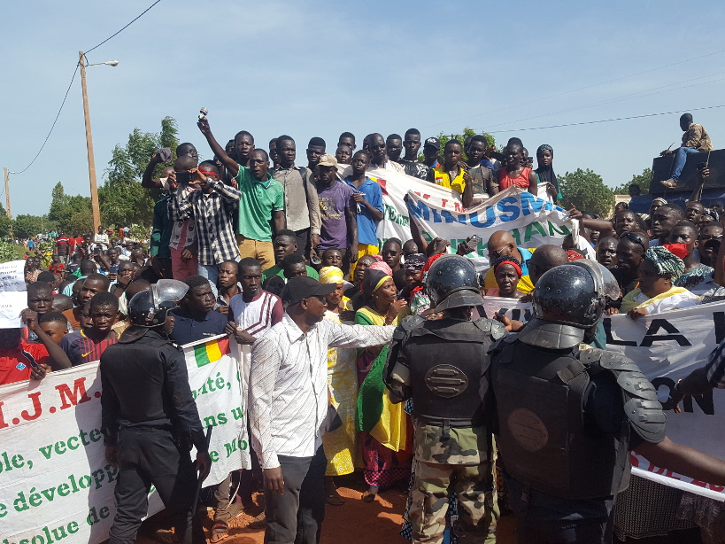 Sévaré : Manifestation de soutien aux forces armées nationales