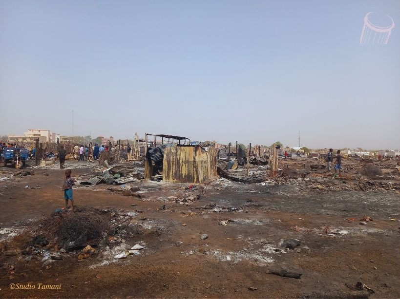 Incendie à Faladié : un « calvaire » pour de nombreux enfants déplacés