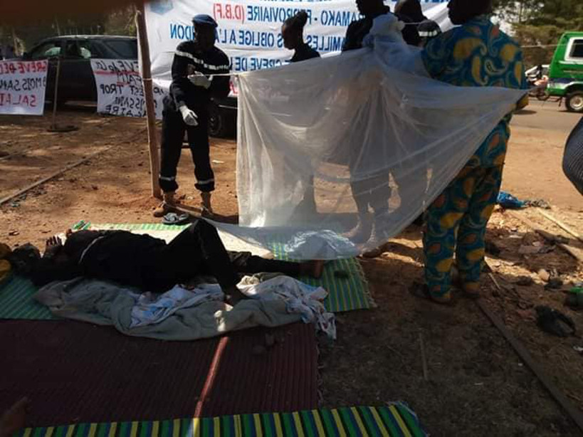 Grève de la faim des cheminots: 4 malades dont un hospitalisé