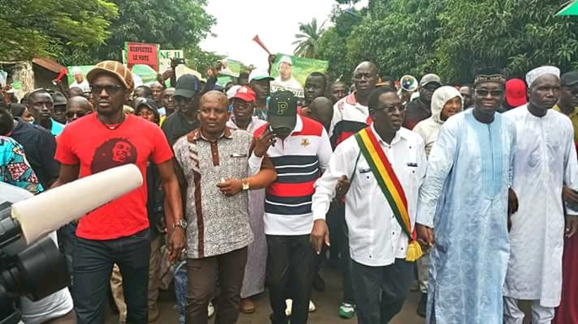 Présidentielle 2018 : l’opposition marche contre les résultats et appelle à « la résistance »