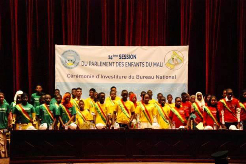 Parlement des enfants : le nouveau président promet des projets en faveur des enfants démunis