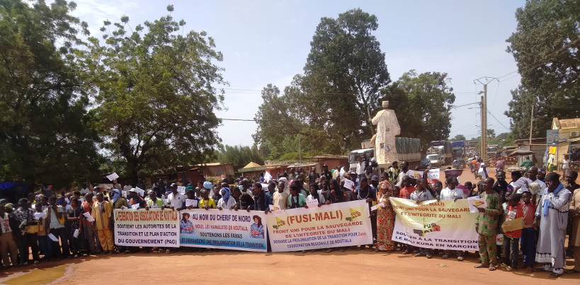 KOUTIALA : marche de soutien à la transition des adeptes du Chérif de Nioro