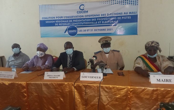 Ségou : la reforme constitutionnelle et l’organe de gestion des élections mobilisent