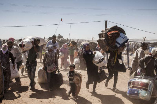 Nord : des  migrants  syriens arrivent à Inkhalil