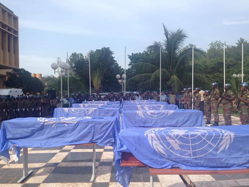 Attaque contre la Minusma : l’ONU rend hommage aux 9 Casques bleus nigériens