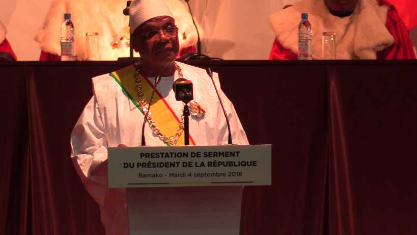 Investiture d’IBK :  » je serai le Président de tous les Maliens « 